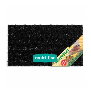 Multi-Flor AstroTurf Door Mat Beautiful Black 40x70cm