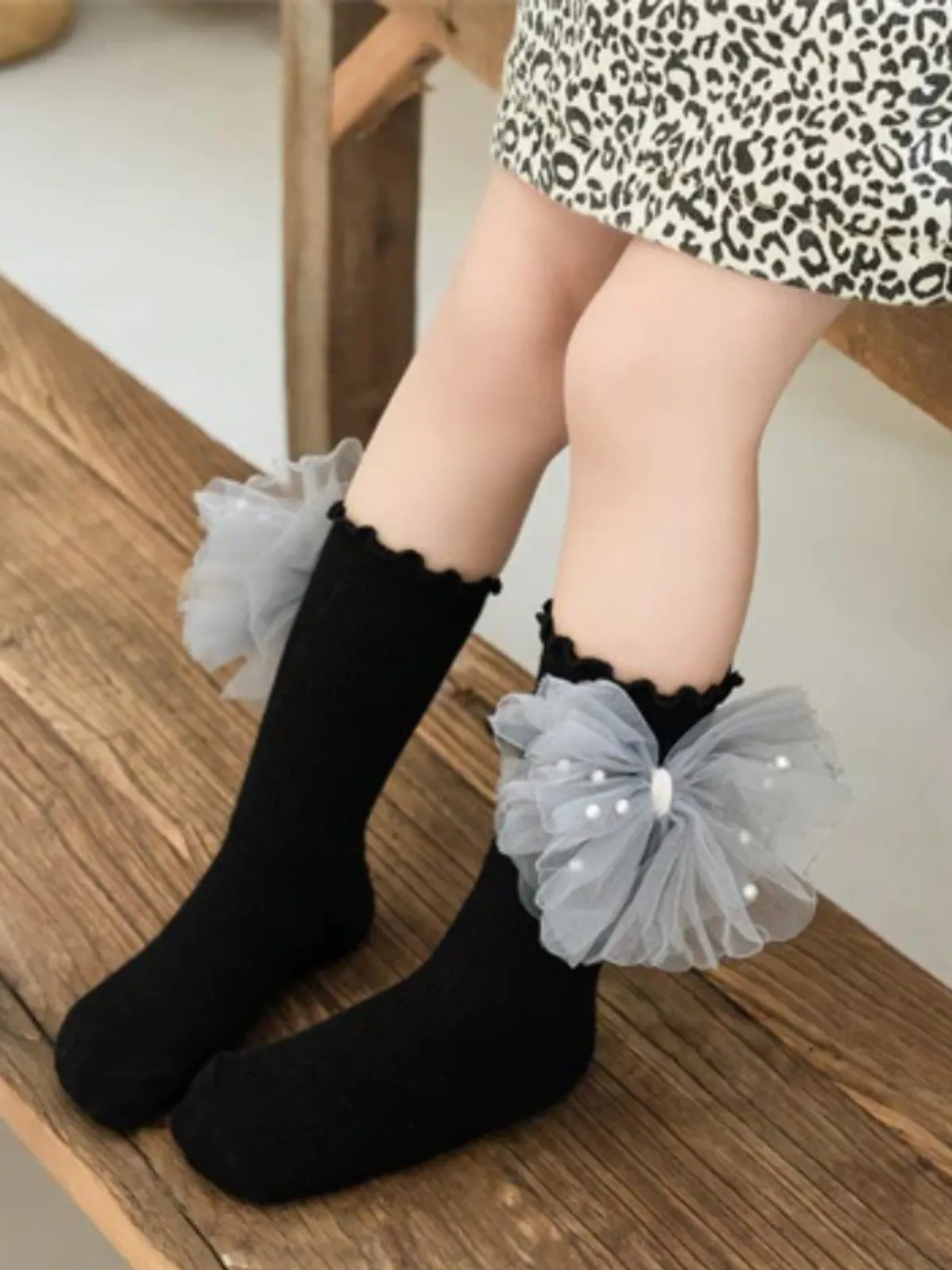 My Pearly Fashionista Socks With Bow