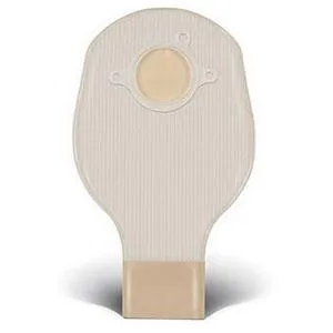 Natura® Two-Piece Drainable Pouch, Flange 1-3/4" (45mm), Opaque 10" (25.4cm), Tail Clip - Box of 10
