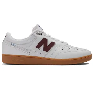 New Balance Numeric 508 Brandon Westgate White/Burgundy Shoes