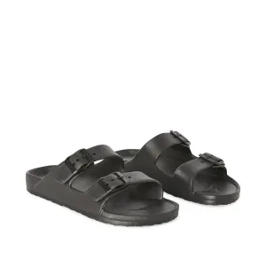 New George Women's Molly Slides in Black, Sz 7/8!