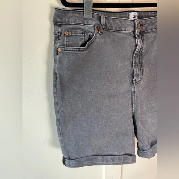 New Look Curves‎ Women’s Black Denim Boyfriend Shorts Plus Size 20
