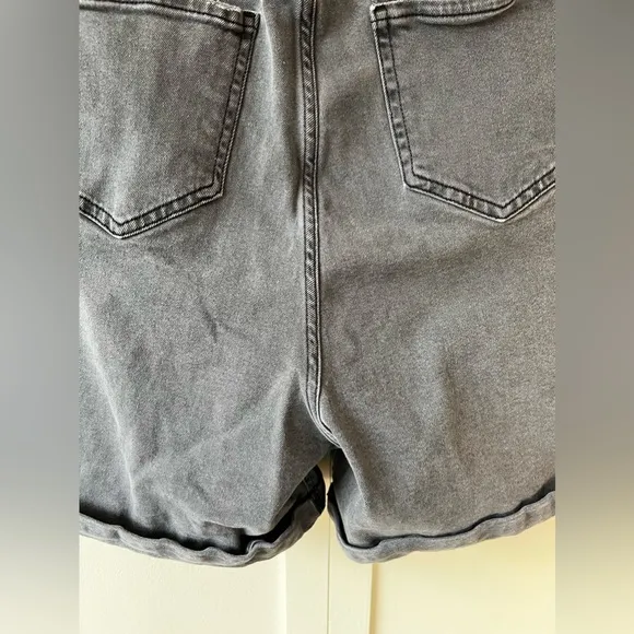 New Look Curves‎ Women’s Black Denim Boyfriend Shorts Plus Size 20