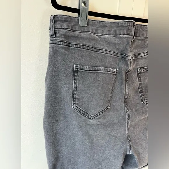 New Look Curves‎ Women’s Black Denim Boyfriend Shorts Plus Size 20