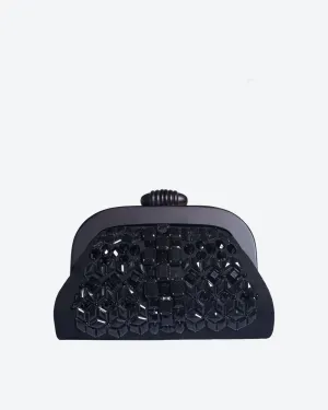 NOIR Beaded Evening Clutch