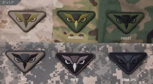 Owl Head PVC Morale Patch