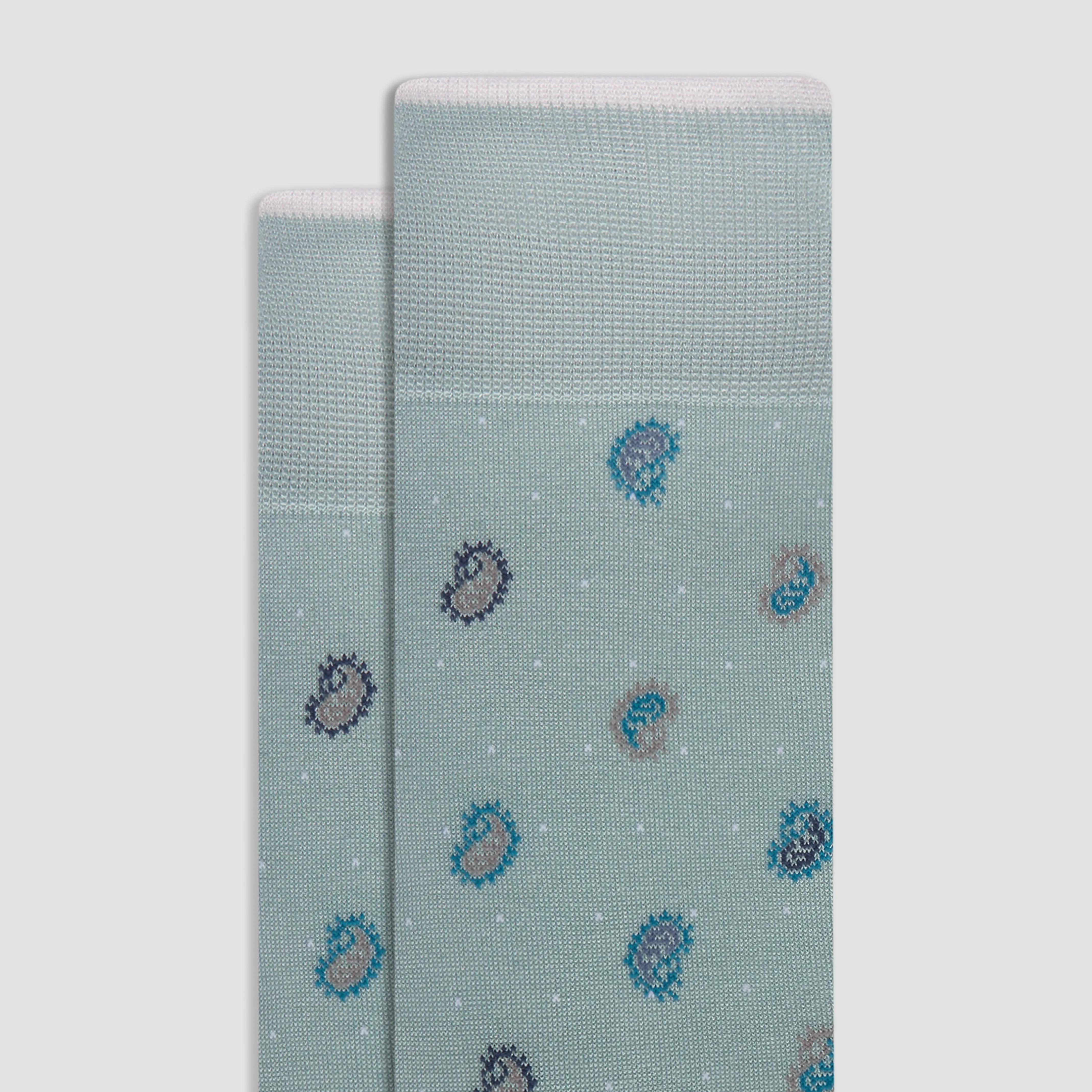 Paisley Mid-Calf Socks