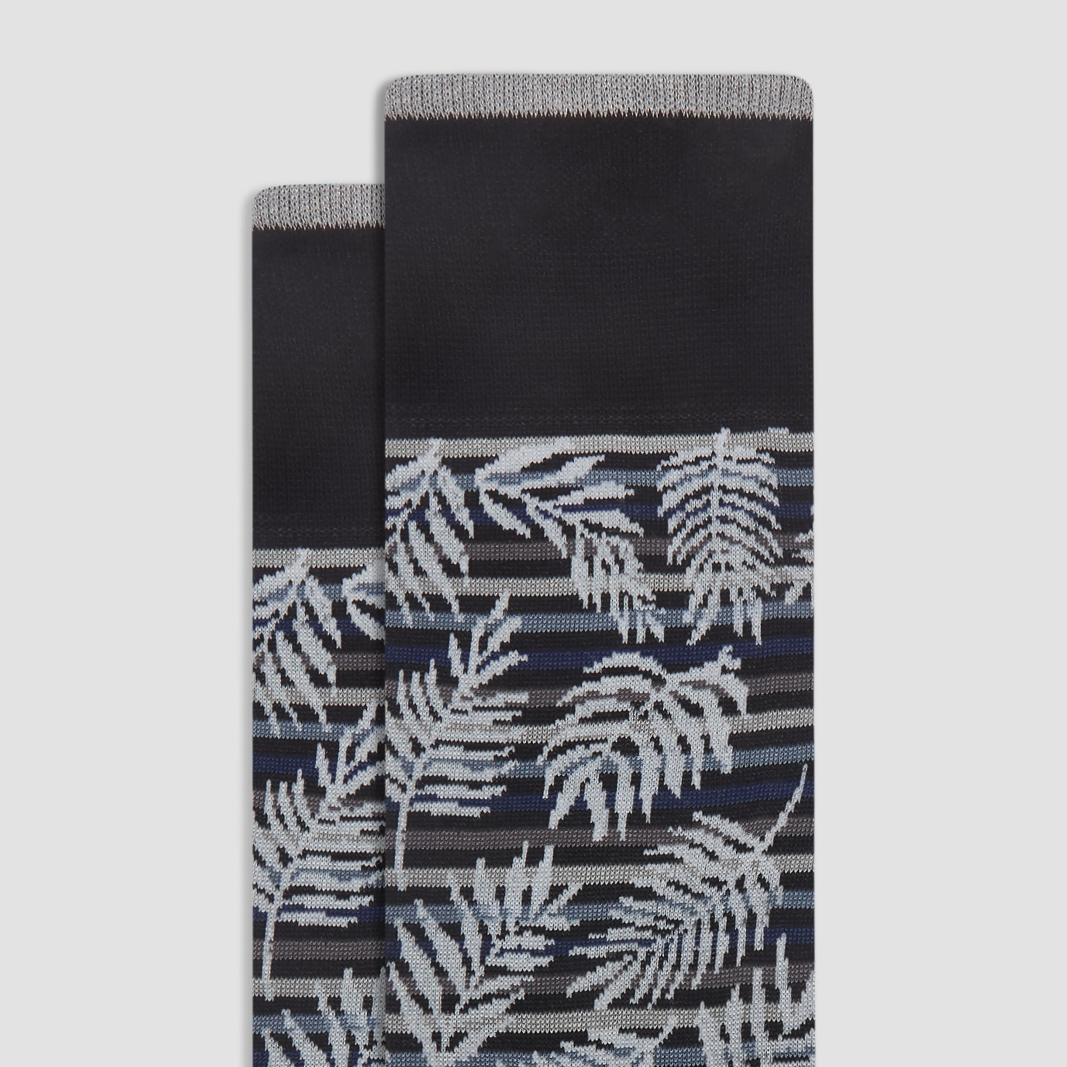 Palm Leaf Mid-Calf Socks