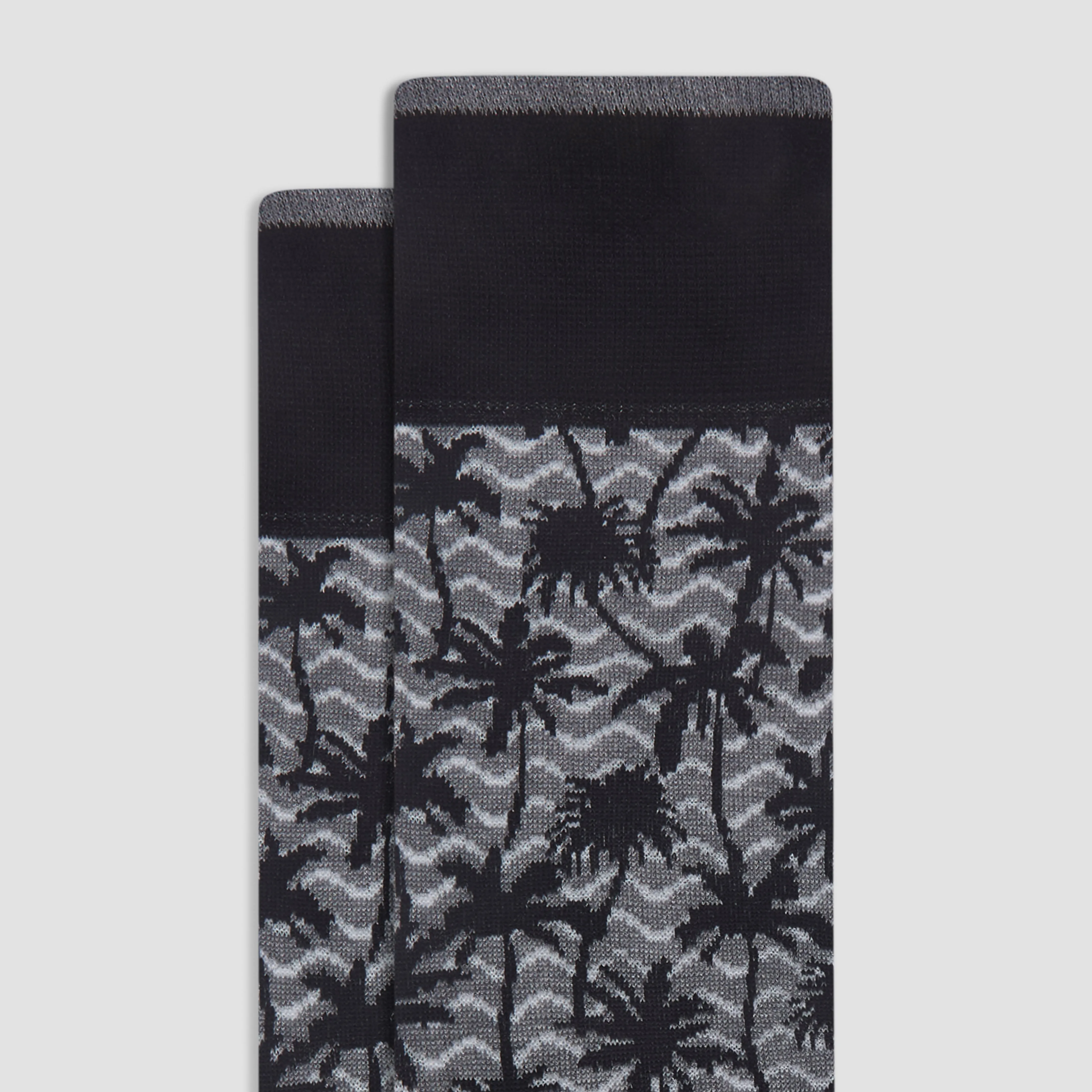 Palm Tree Mid-Calf Socks