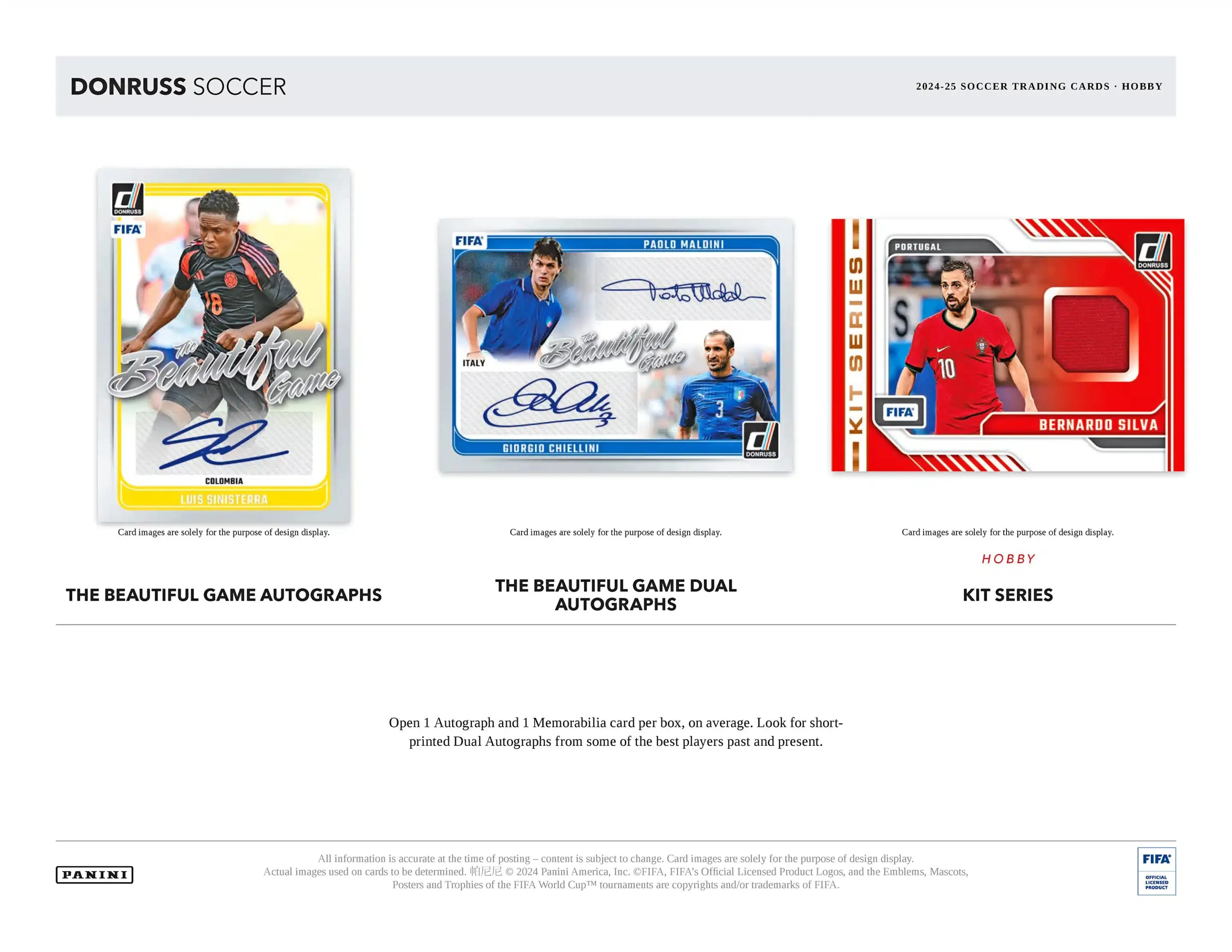 Panini Donruss Soccer 2024/25 - Hobby Box