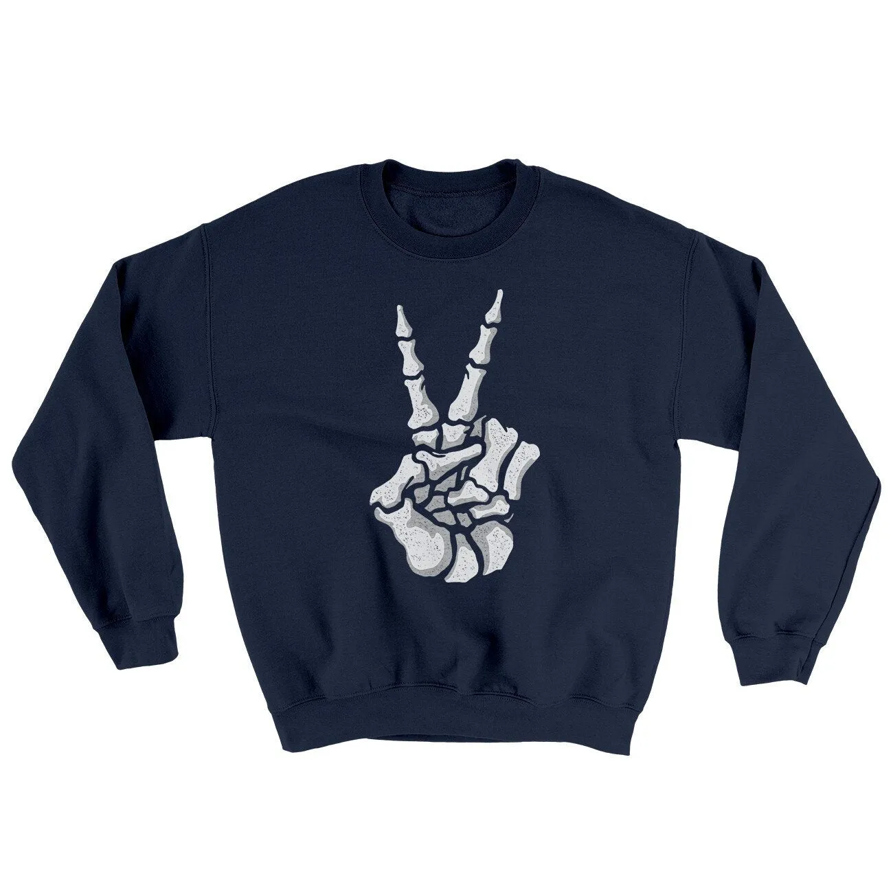 Peace Skeleton Hand Ugly Sweater