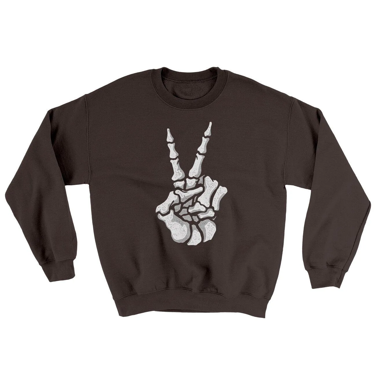 Peace Skeleton Hand Ugly Sweater
