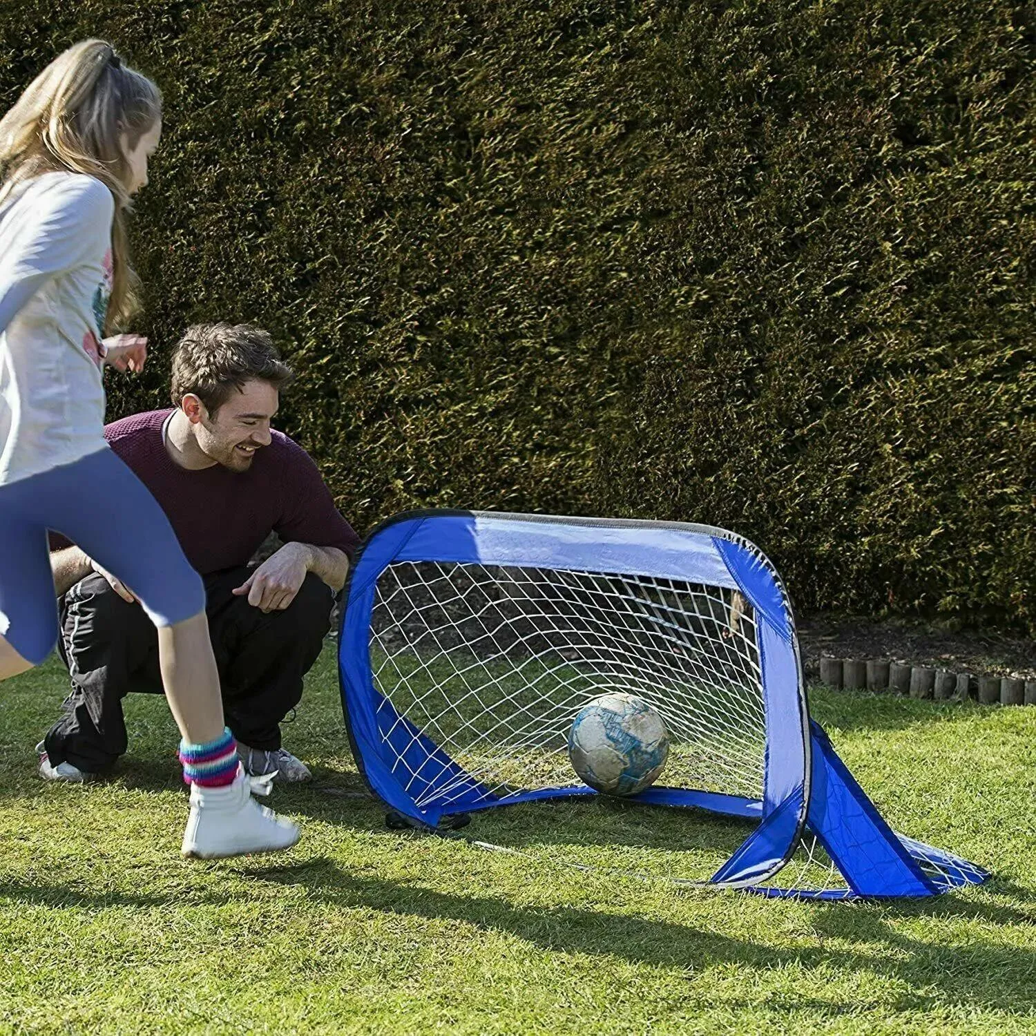 Pop Up Football Goal Indoor/Outdoor Soccer Goal