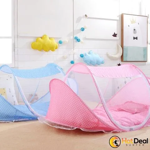 Portable Mesh Baby Crib