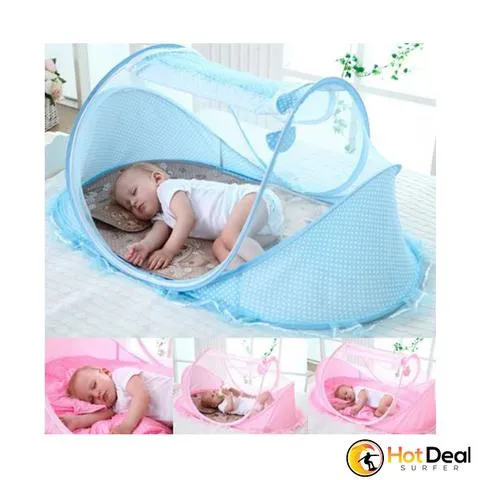 Portable Mesh Baby Crib