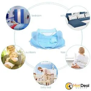 Portable Mesh Baby Crib