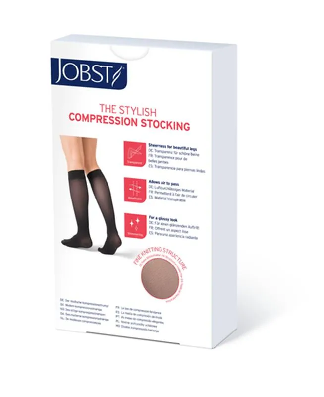 PR/1 JOBST SOFTFIT ULTRASHEER KNEE HIGH CLOSED TOE, SIZE S, 20-30MMHG, CLASSIC BLACK