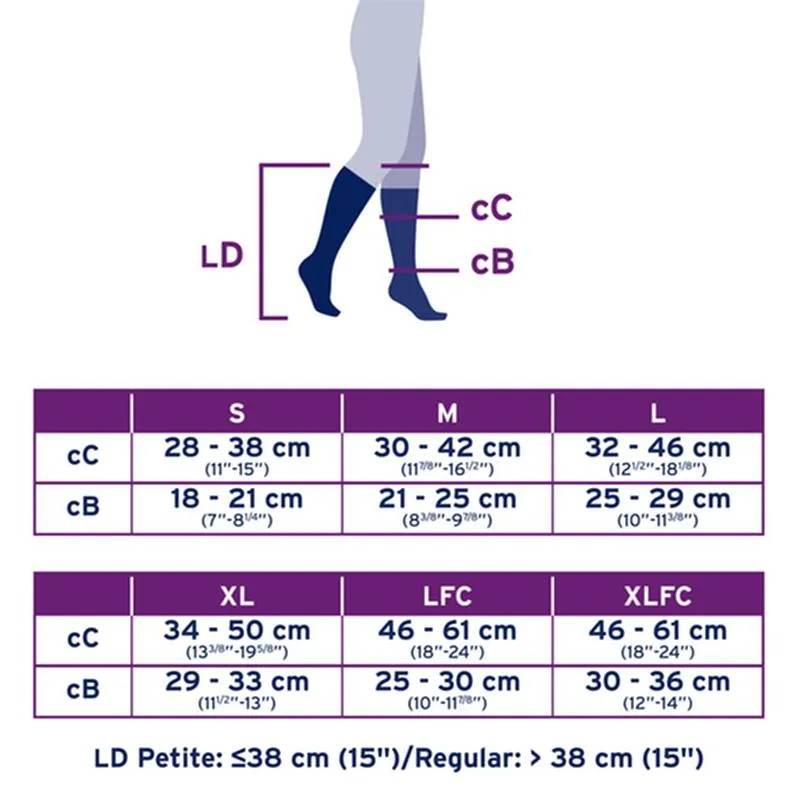 PR/1 JOBST ULTRASHEER WOMEN, KNEE HIGH PETITE, 20-30MMHG, SM, NATURAL, OPEN TOE