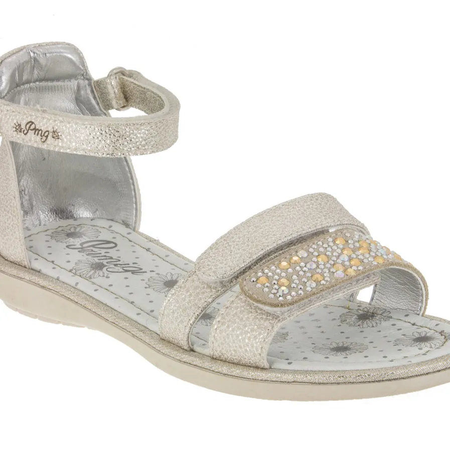 Primigi Beige Leather Open Toe Sandals