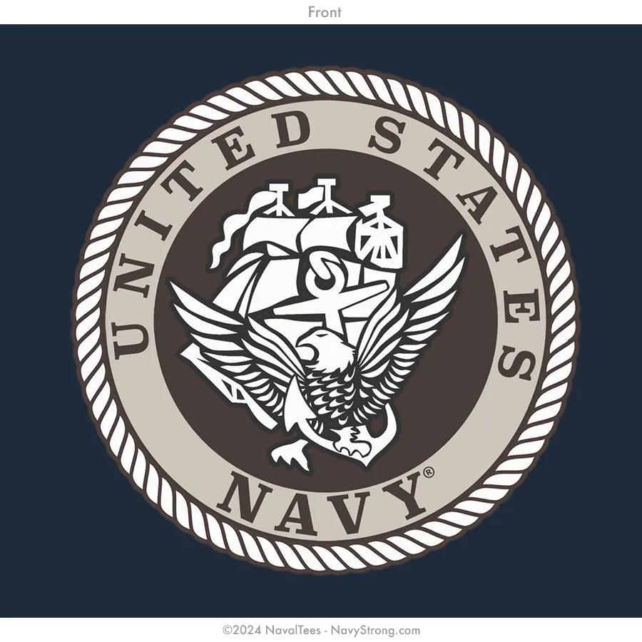 "Enlisted Surface Warfare" Hooded Sweatshirt | Navy
