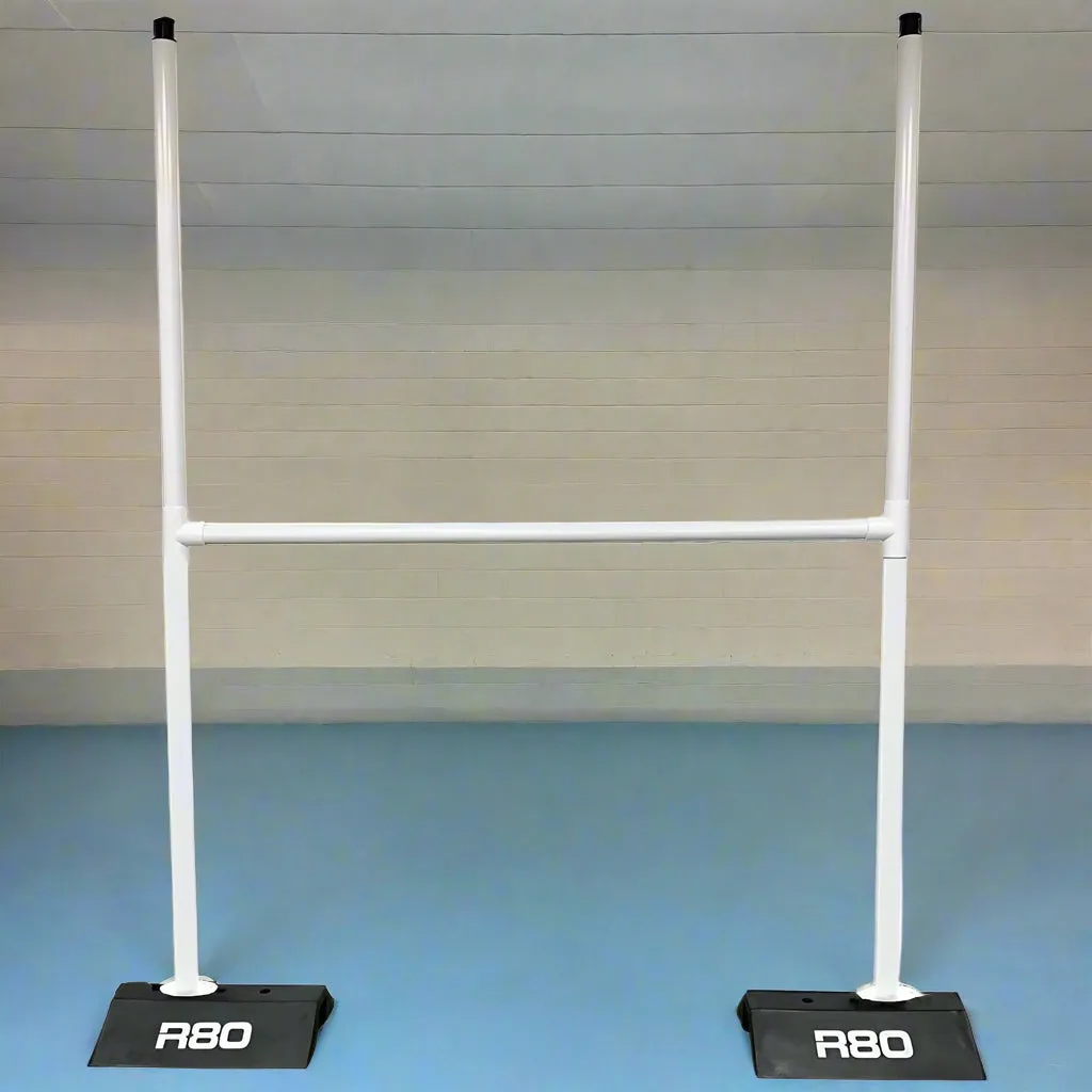 R80 Junior Portable Goal Posts - Indoor / Hard Surface Set