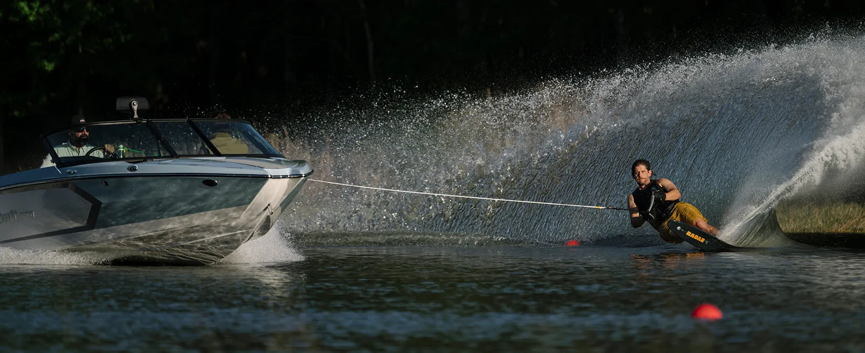Radar Senate Lithium w/ Double Carbitex Vector Boa Waterski Package 2025