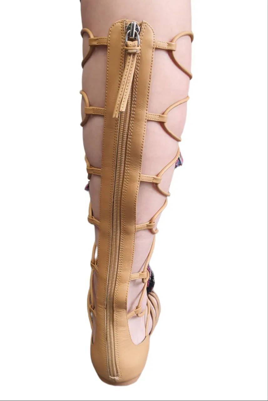REBECCA MINKOFF Women's Beige Sand Gladiator Cleo Sandals #M3261011 8 NWB