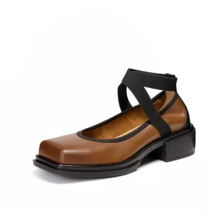 Retro Classic Strap Belt Buckle Female Summer Shoes