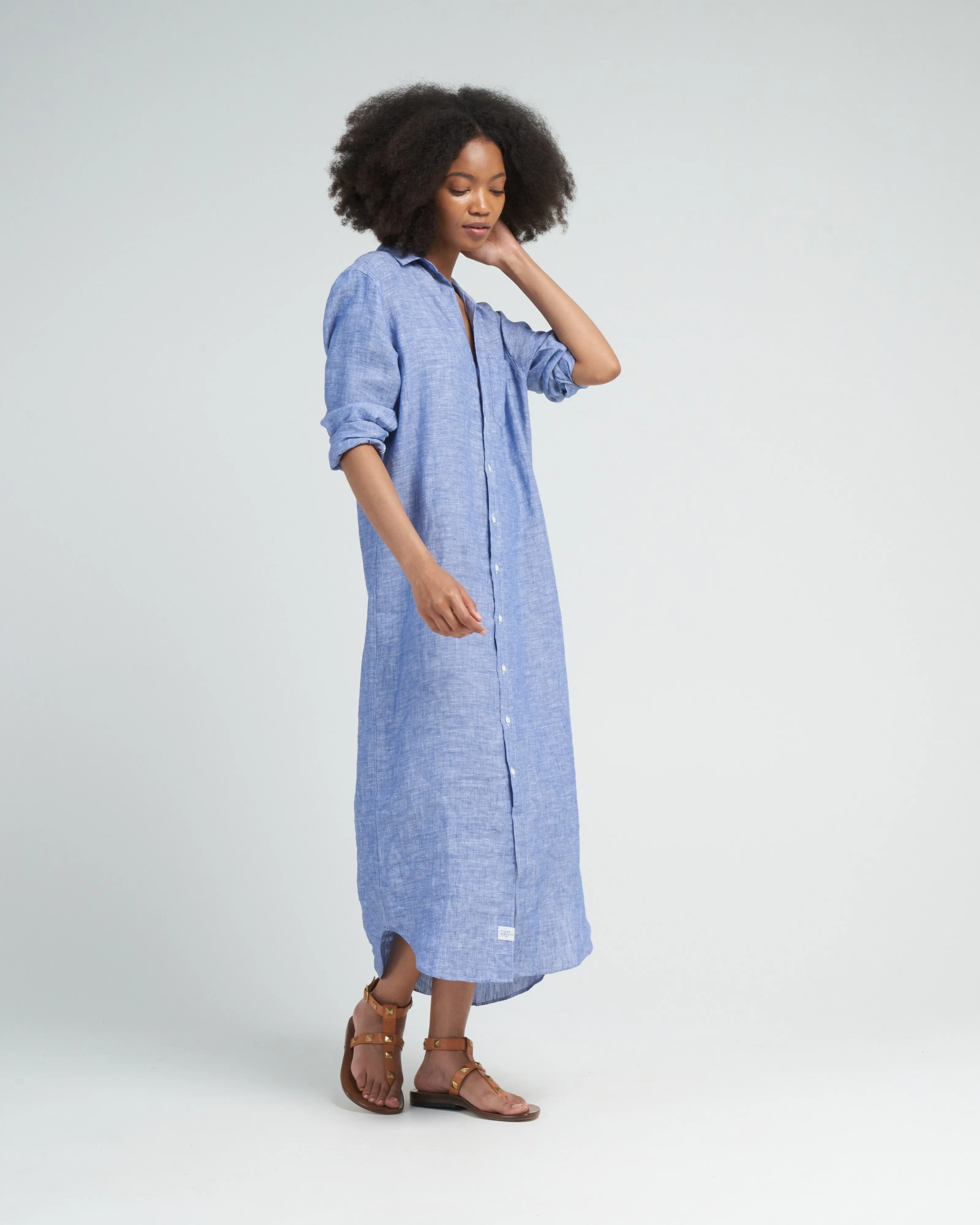 rory woven long dress