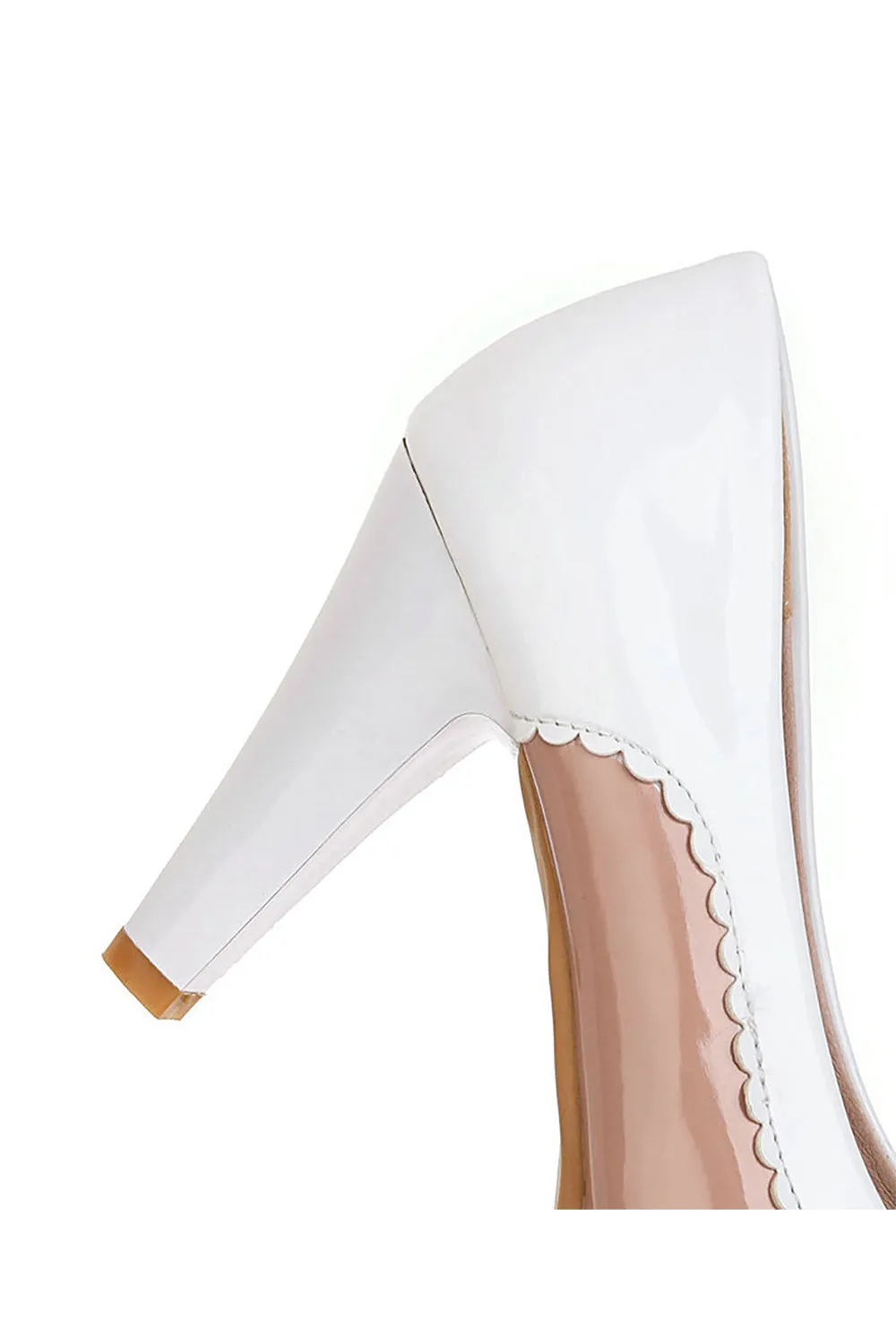 Roycebridal Retro Bowknot High Heels Shoes