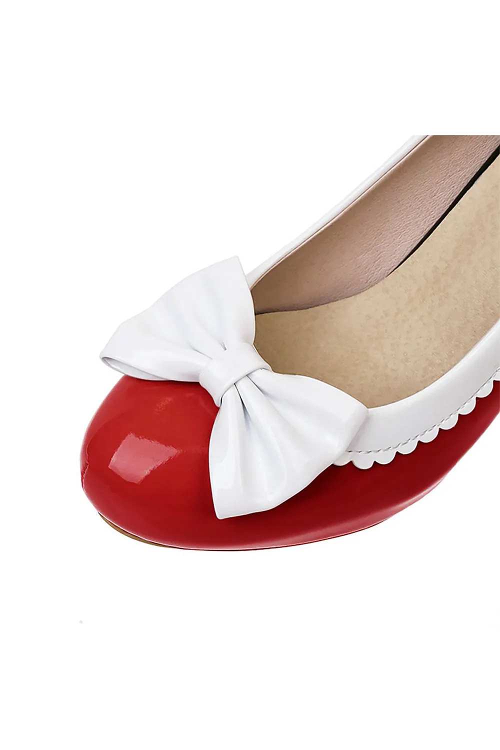 Roycebridal Retro Bowknot High Heels Shoes