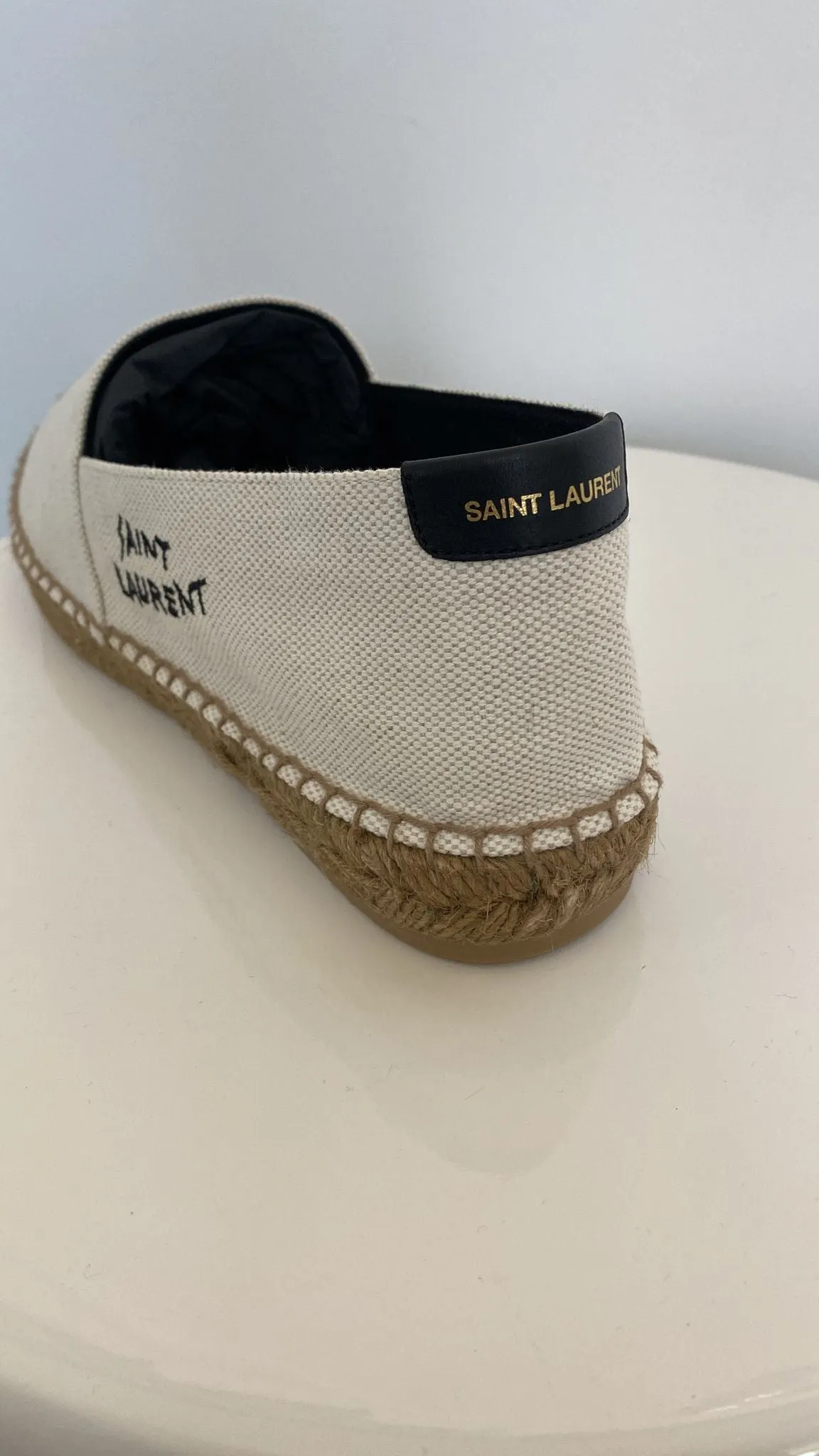 Saint Laurent Natural Espadrilles