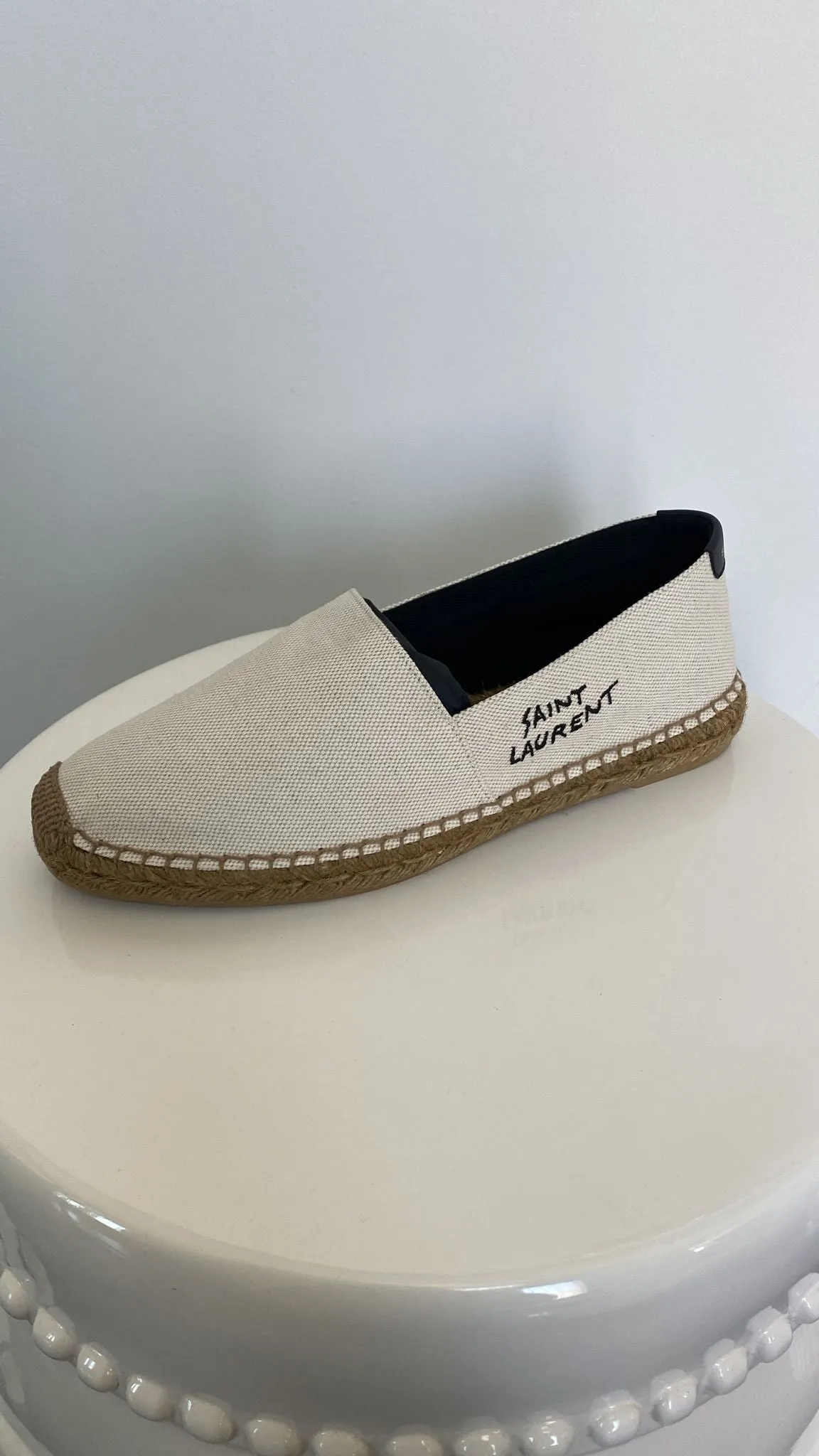 Saint Laurent Natural Espadrilles