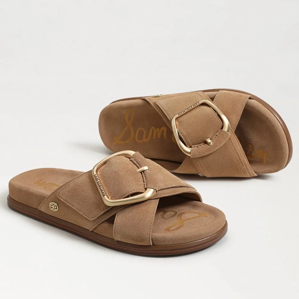 Sam Edelman Darla Cross Strap Sandal in Cyprus Tan