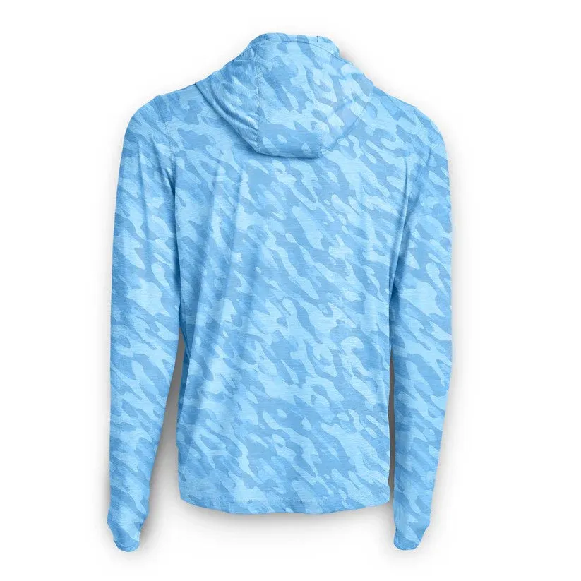 Scales True Camo Hooded Premium Heather - Blue Camo