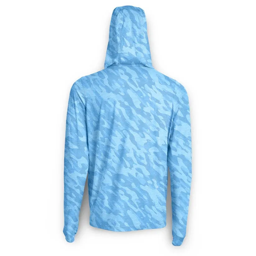 Scales True Camo Hooded Premium Heather - Blue Camo