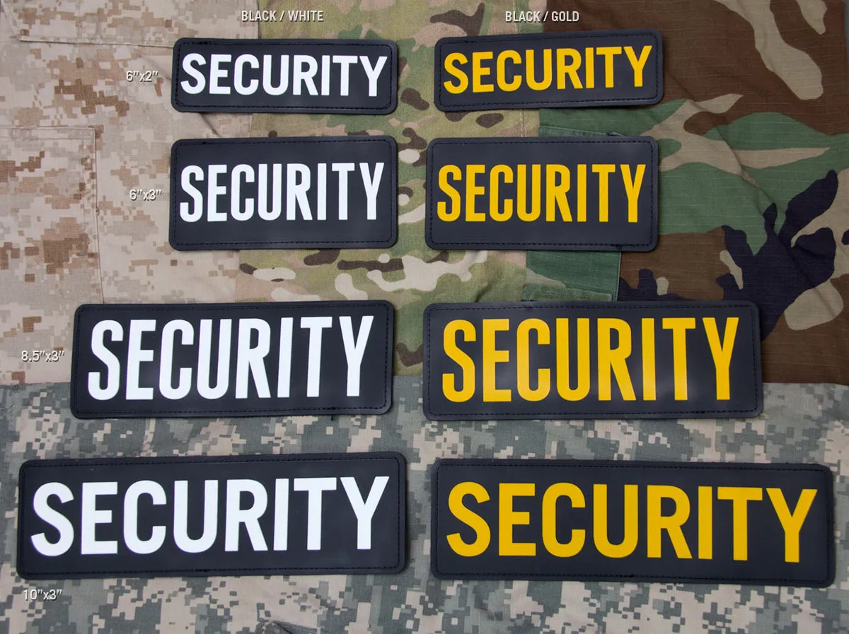 SECURITY PVC MORALE PATCH