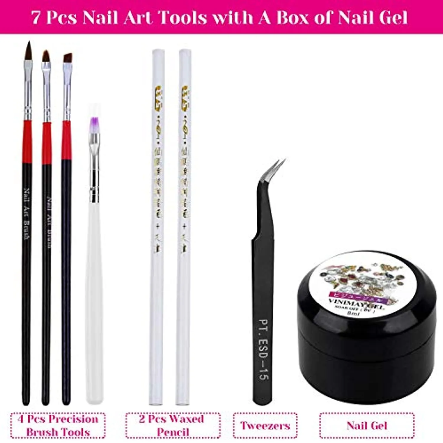 Selizo 8240pcs Nail Rhinestones, Rhinestones for Nails, Nail Gems Crystals Nail Art Rhinestones Supplies with Rhinestone Glue for Nails Art Decoration