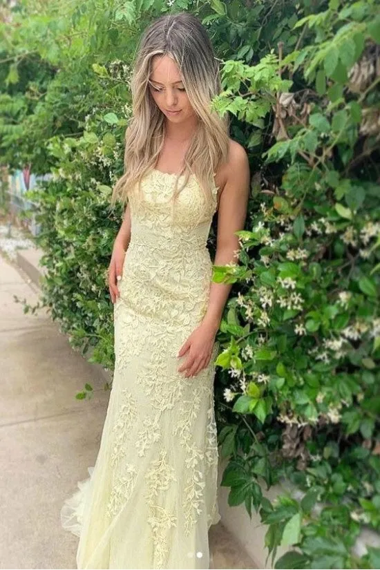 Sexy Long Lace Red Prom Dresses Open Back