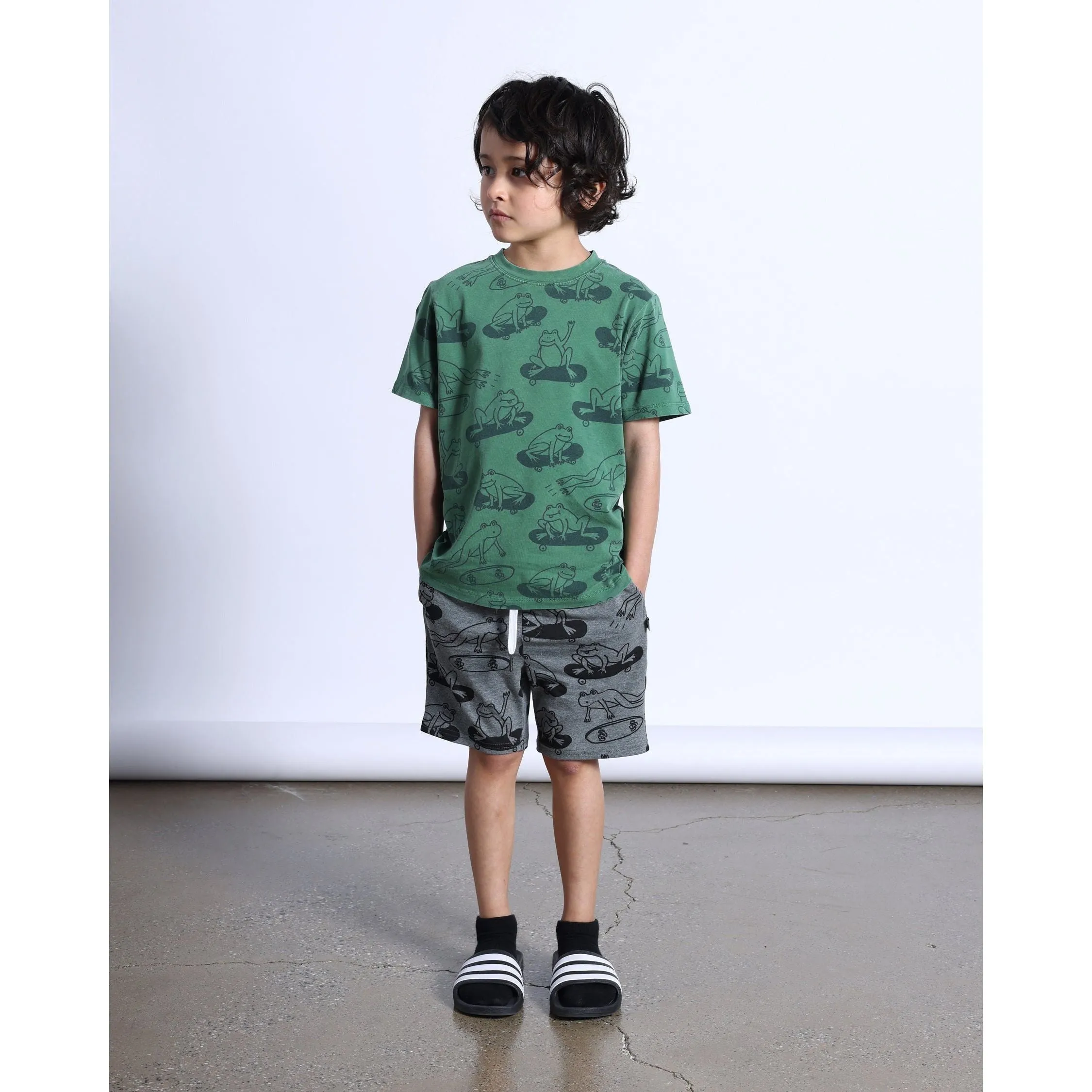 Skate Frogs Tee- Turf Wash