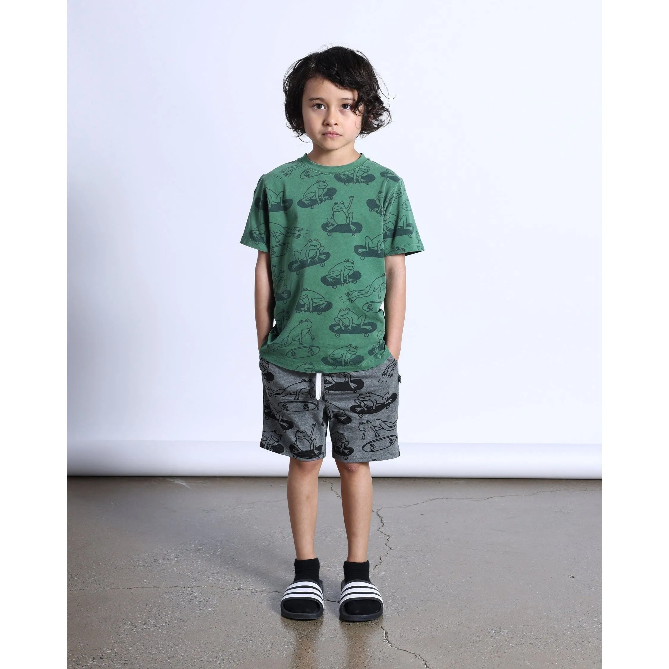 Skate Frogs Tee- Turf Wash