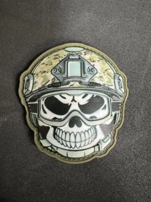 Skull Operator PVC Morale Patch