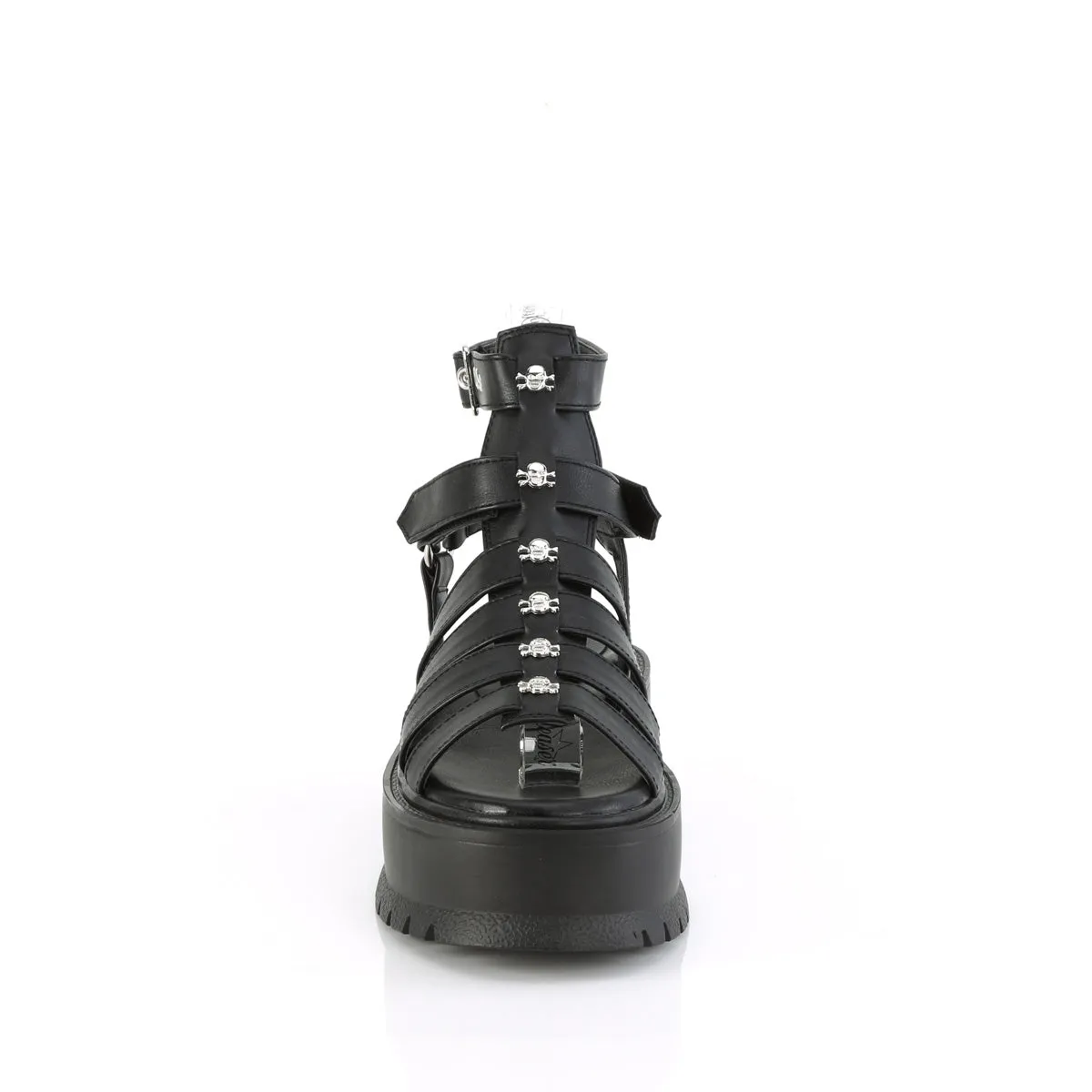 SLACKER-18  Black Vegan Leather