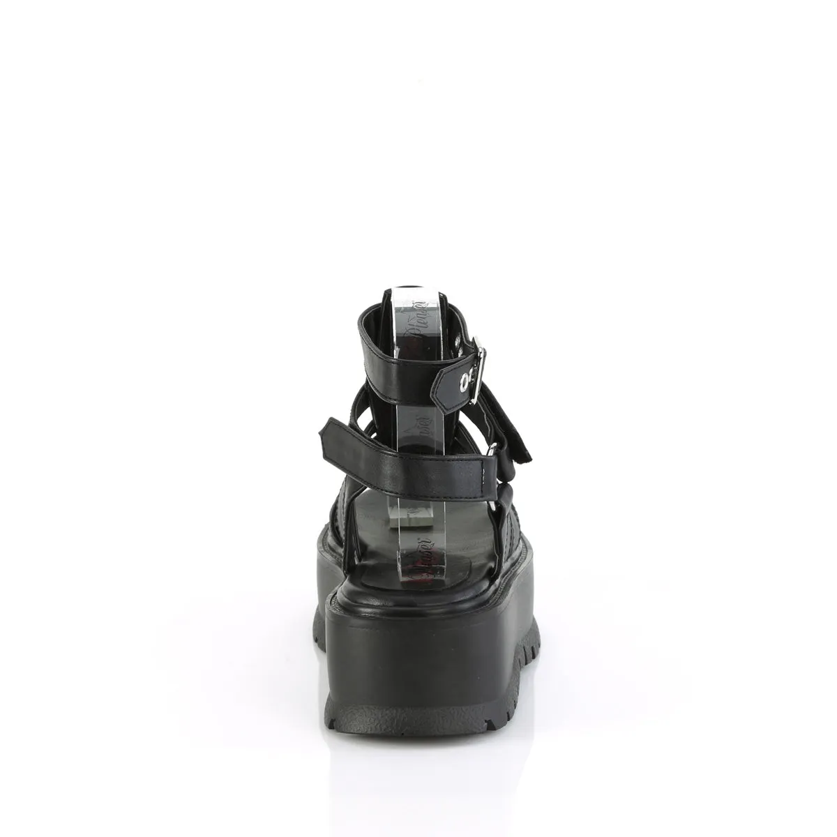 SLACKER-18  Black Vegan Leather