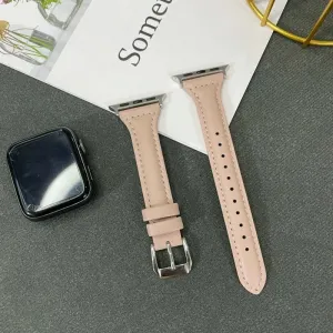 Slim Leather Apple Watch Band | 38-49mm | Series 1-8 & SE | Women's Strap