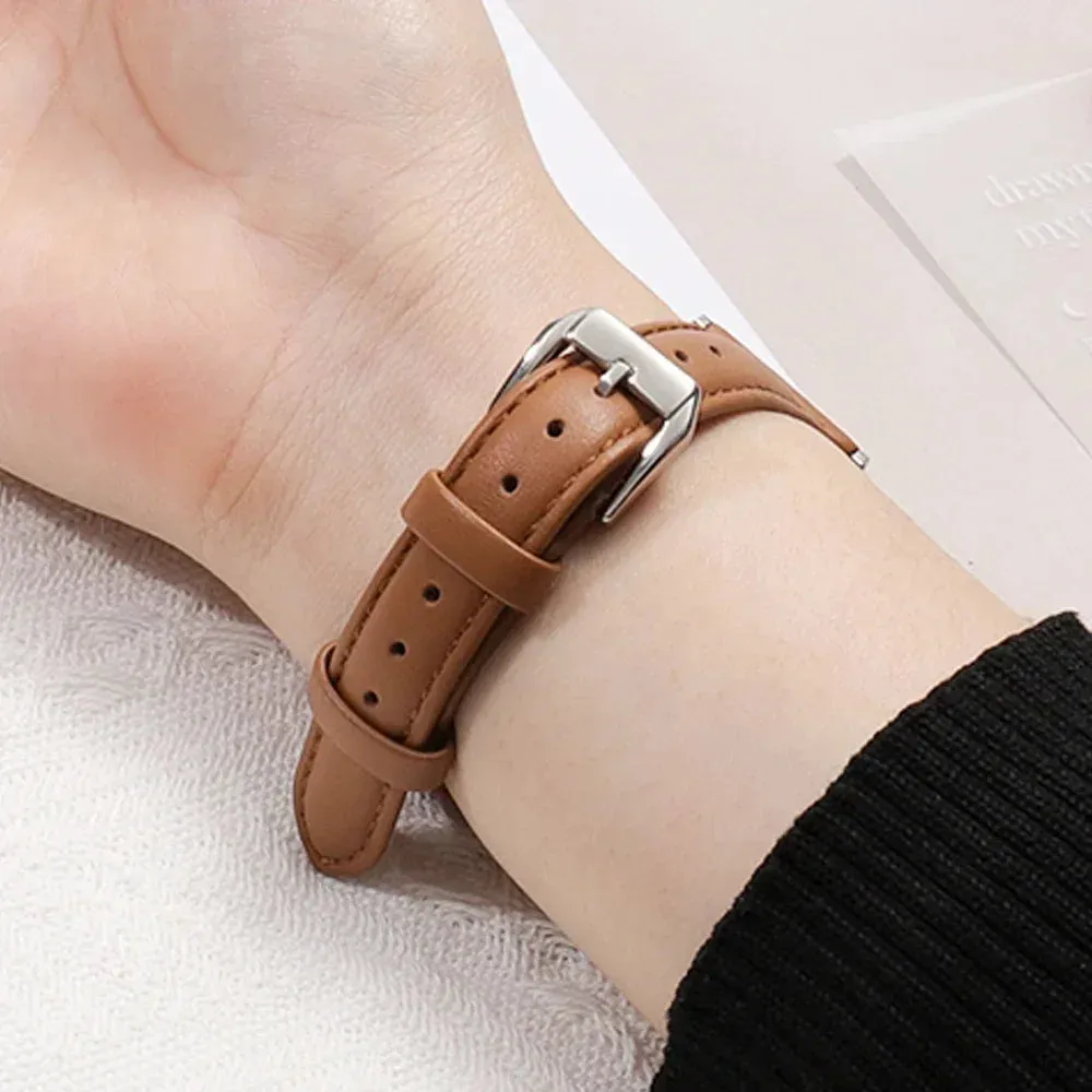Slim Leather Apple Watch Band | 38-49mm | Series 1-8 & SE | Women's Strap