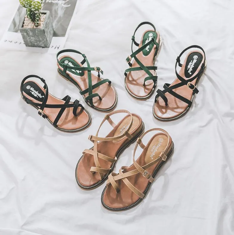Small Feet Low Wedge Heel Strappy Sandals MS182