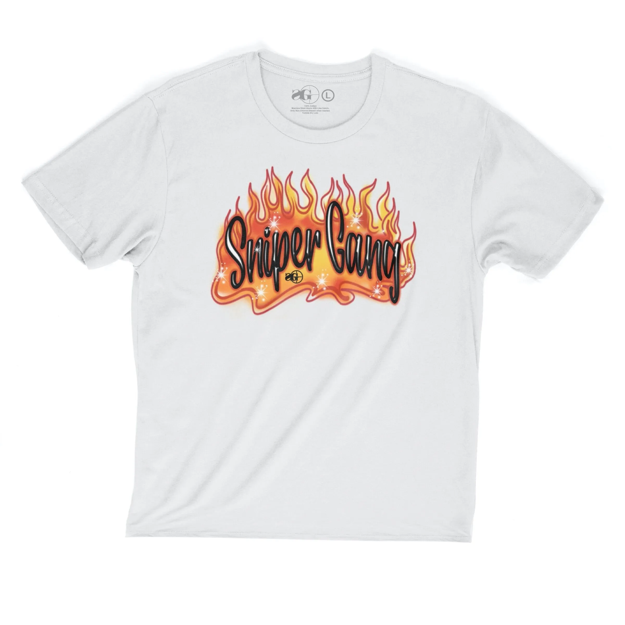 Sniper Gang Sniper Airbrush Tee - White