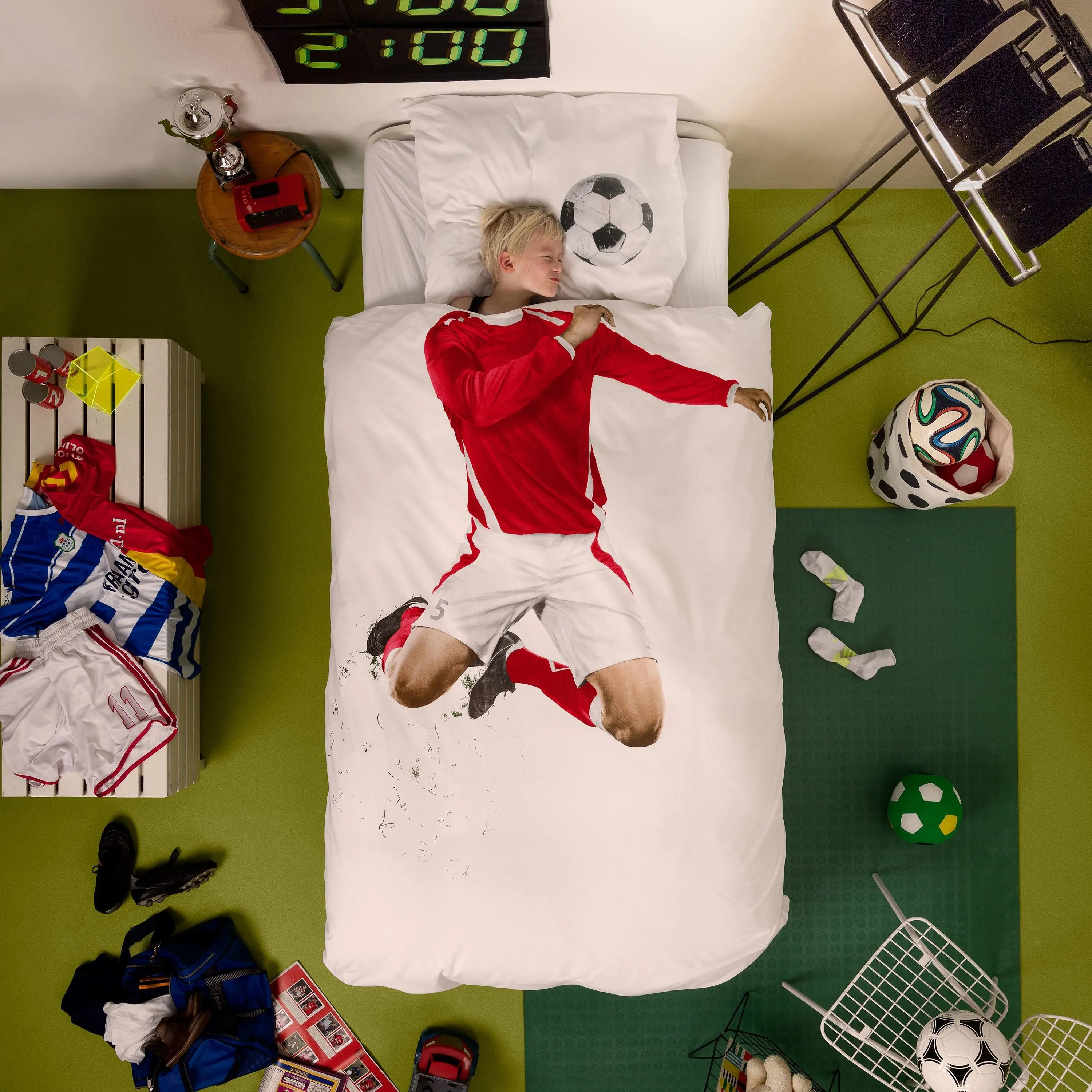 Soccer Champ Red dekbedovertrek SE