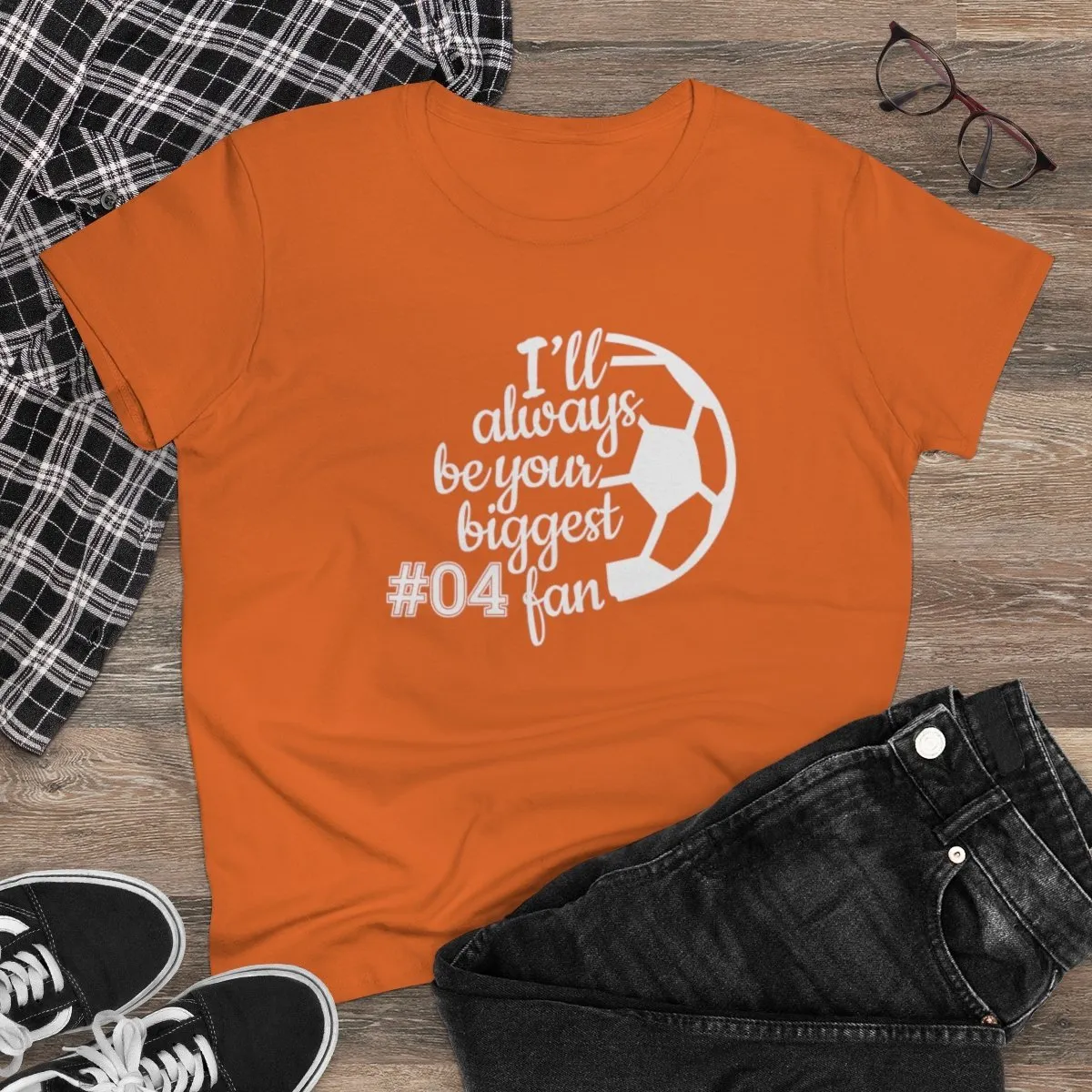 Soccer Personalized Women's Tee - Your Biggest Fan